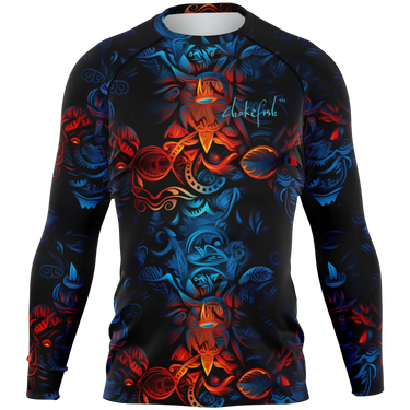 Chokefish™ Long Sleeve Rashguard Sun&Saltwater Men's Shirt-006